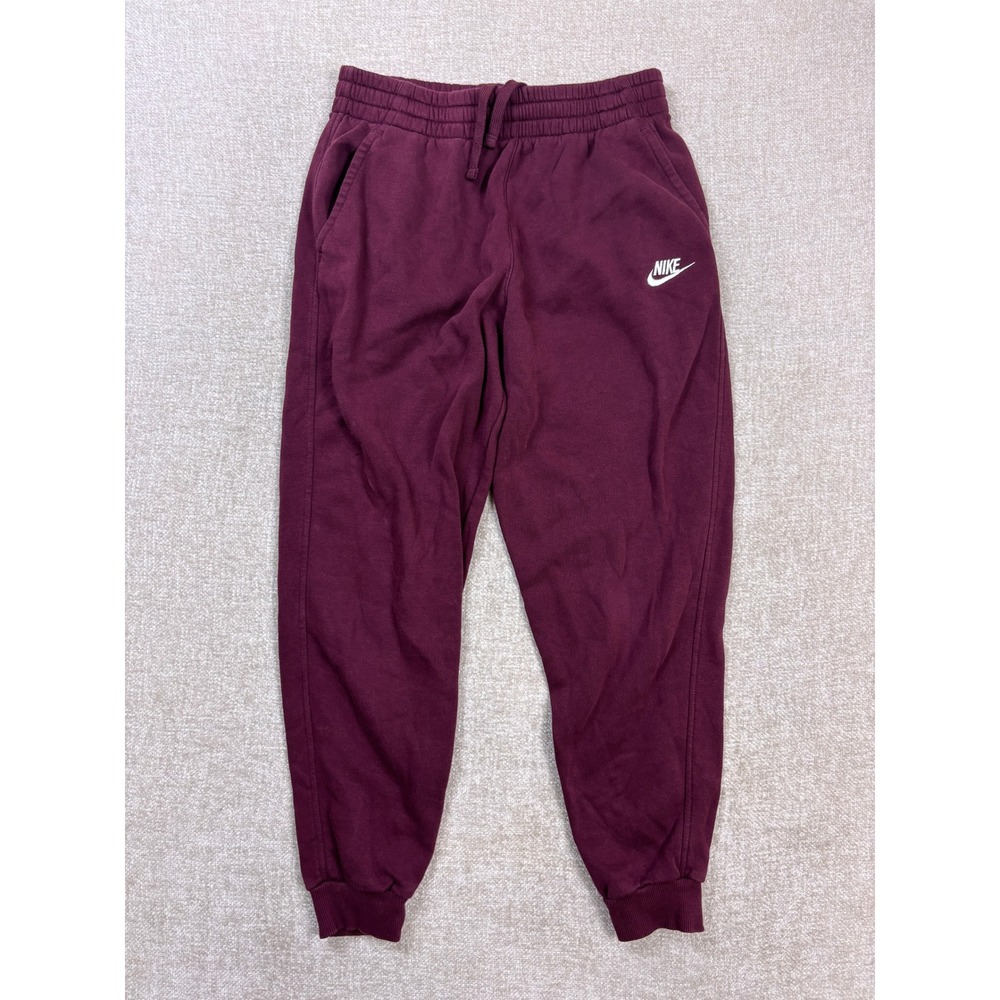 Nike Kids XL Burgundy Maroon Sportswear Club Fleece Jogger Sweatpants